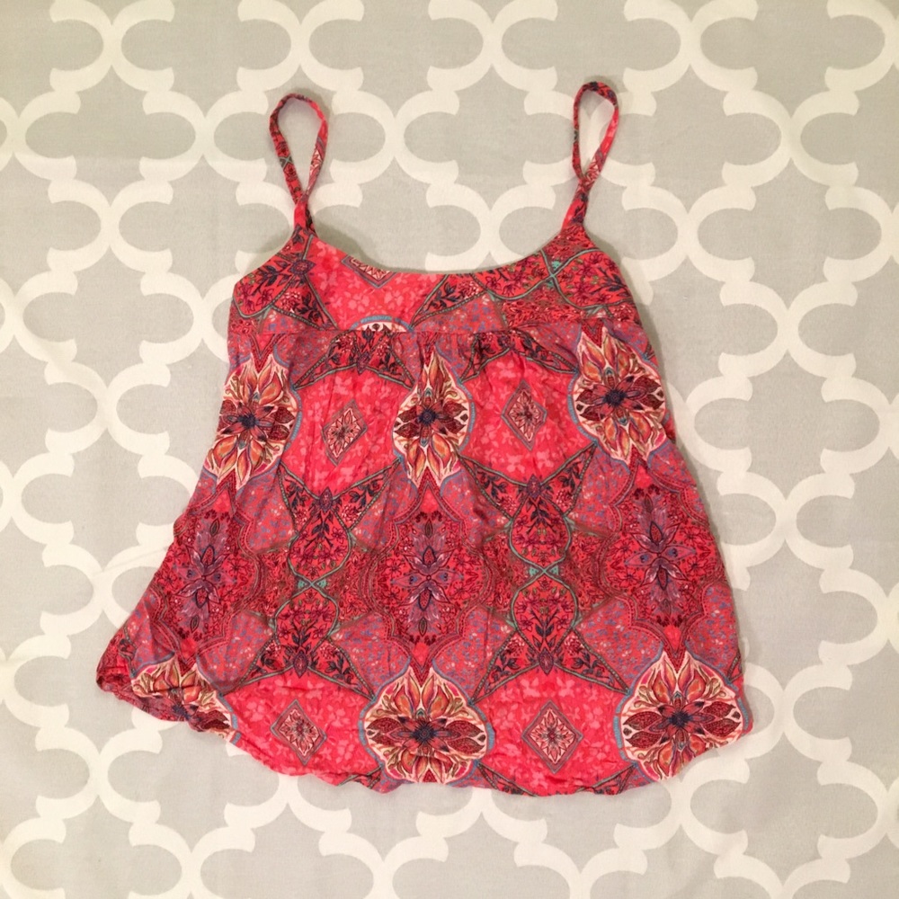 Gap Shirred Square-Neck Cami